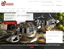 Tablet Screenshot of czerwonamaszyna.pl